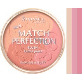 Rimmel London Match Perfection Trio tvářenka 001 Light 15 g