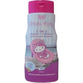 Hello Kitty Vůně exotického ovoce 2v1 šampon a kondicionér pro děti 250 ml
