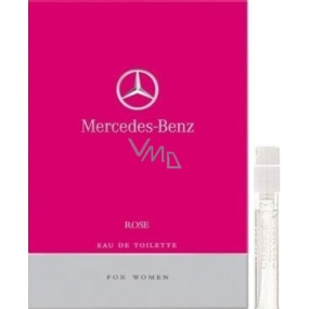Mercedes-Benz Rose toaletní voda pro ženy 1,5 ml s rozprašovačem, vialka