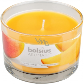 Bolsius Aromatic Exotic Mango - Mango vonná svíčka ve skle 90 x 65 mm 247 g doba hoření cca 30 hodin