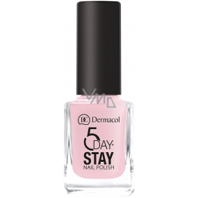 Dermacol 5 Day Stay Dlouhotrvající lak na nehty 06 First Kiss 11 ml