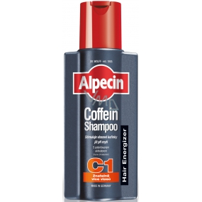 Alpecin Energizer Coffein C1, Kofeinový šampon stimuluje růst vlasů, zpomaluje dědičné vypadávání vlasů 75 ml