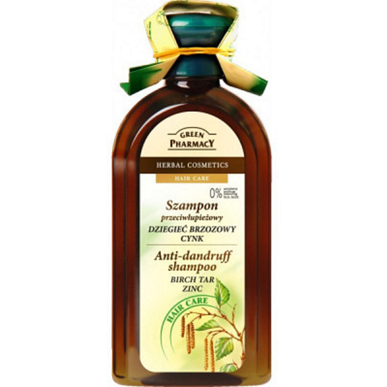 Green Pharmacy Březové pupeny a Ricinový olej šampon proti lupům 350 ml