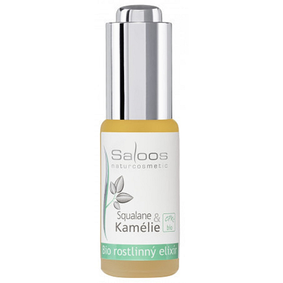 Saloos Bio Squalane & Kamélie rostlinný elixír pro unavenou pleť 20 ml