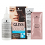 Schwarzkopf Gliss Color barva na vlasy 4-68 Tmavý mahagon 2 x 60 ml