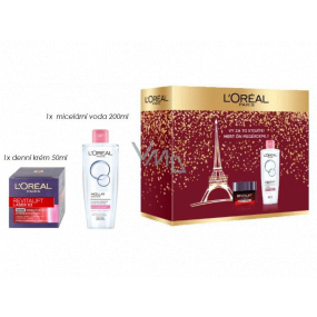 Loreal Paris Revitalift Laser X3 denní krém proti stárnutí pleti 50 ml + micelární voda pro suchou a citlivou pleť 200 ml, kosmetická sada