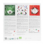 English Tea Shop Bio Adventní kalendář Puzzle červený 25 kusů bioodbouratelných pyramidek čaje, 13 příchutí, 48 g, dárková sada