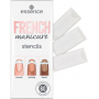 Essence French Manicure Stencils šablony na nehty 01 Walk The Line 60 kusů
