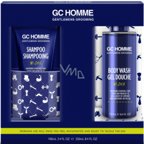 Grace Cole GC Sport hrnek + šampon 100 ml + mycí gel 250 ml, kosmetická sada pro muže