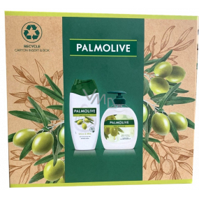 Palmolive Naturals Olive & Milk sprchový krém 250 ml + tekuté mýdlo 300 ml, kosmetická sada