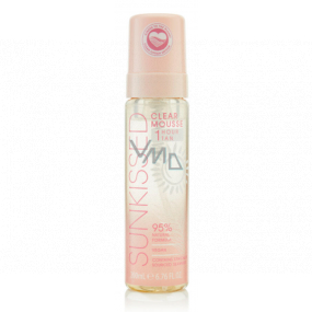 Sunkissed Clear Mousse 1 Hour Tan čirá samoopalovací pěna 200 ml