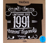 Albi Humorné tričko Limitovaná edice 1991, pánské velikost L