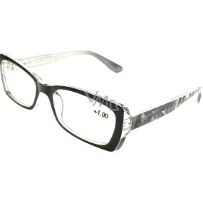 Berkeley Čtecí dioptrické brýle +1,0 plast černé 1 kus MC2249