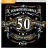 Nekupto přání Výročí 50 let 150 x 150 mm Limitovaná edice Vše nejlepší