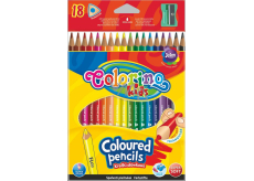 Colorino Pastelky trojhranné 18 barev + ořezávátko