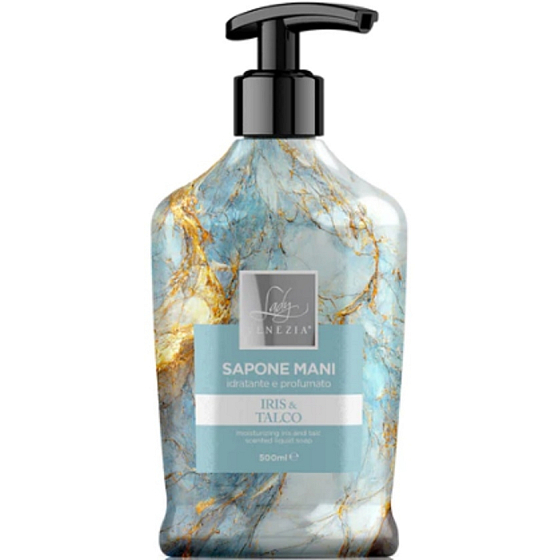 Lady Venezia Iris & Talco - Iris a pudr tekuté mýdlo 500 ml dávkovač