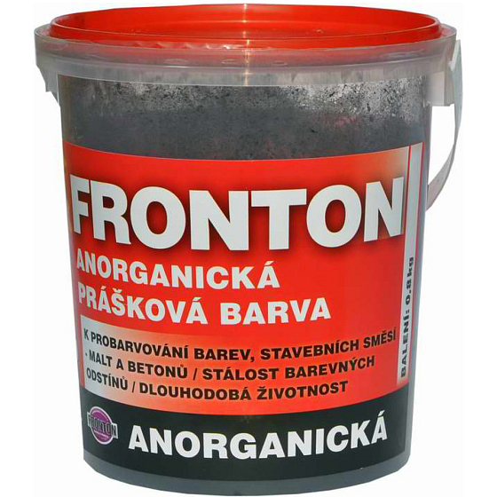 Fronton prášková barva do stavebních směsí malt a betonů, 0199 černá, 800 g