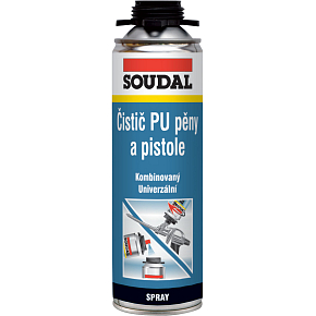 Soudal čistič PU pěny a pistole, 500 ml