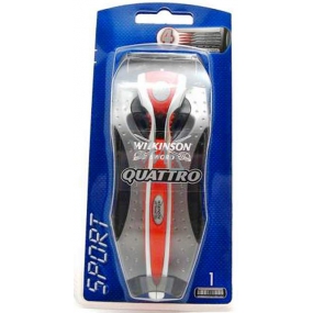Wilkinson Sword Quattro Sport holicí strojek pro muže 1 kus + břitva 1 kus
