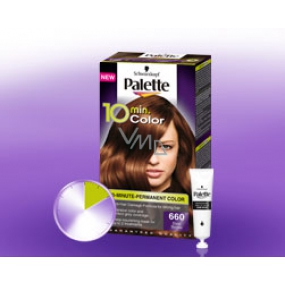 Schwarzkopf Palette 10 minut Color barva na vlasy 660 Karamelově hnědá