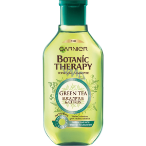 Garnier Botanic Therapy Green Tea, Eucalytus & Citrus šampon pro rychle se mastící vlasy 250 ml