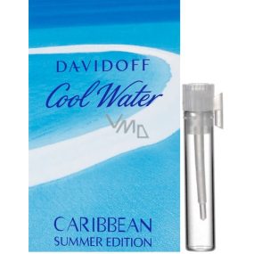 Davidoff Cool Water Caribbean Summer Edition toaletní voda pro muže 1,2 ml s rozprašovačem, vialka