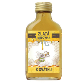 Bohemia Gifts Zlatá medovina 18% K svátku 100 ml