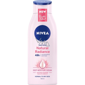 Nivea Natural Radiance tělové mléko pro normální až suchou pokožku 400 ml