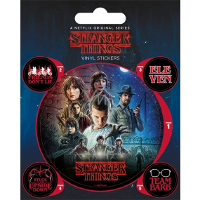 Epee Merch Stranger Things Vinylové samolepky 5 kusů