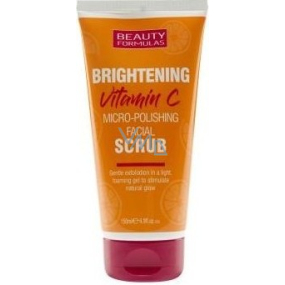 Beauty Formulas Brightening rozjasňující pleťový peeling s vitaminem C 150 ml