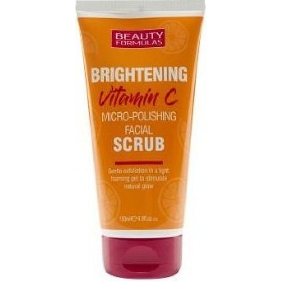 Beauty Formulas Brightening rozjasňující pleťový peeling s vitaminem C 150 ml