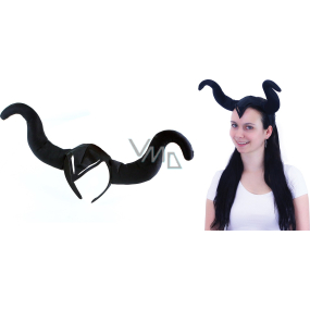 Rappa Halloween Rohy černé pro dospělé 1 kus