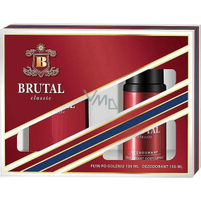 La Rive Brutal Classic voda po holení 100 ml + deodorant sprej 150 ml, dárková sada pro muže