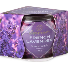 Emocio French Lavender - Francouzská levandule vonná svíčka sklo 70 x 62 mm 85 g