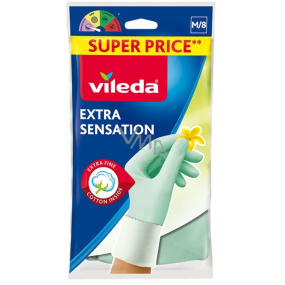 Vileda Extra Sensation rukavice gumové velikost M/8 1 pár