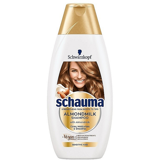 Schauma Almondmilk šampon s mandlovým mlékem pro citlivé vlasy 350 ml