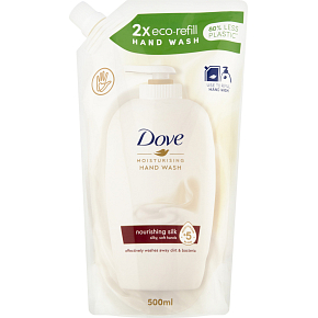 Dove tekuté mýdlo Nourishing Silk, náplň, 500 ml Dove tekuté mýdlo Nourishing Silk, náplň, 500 ml