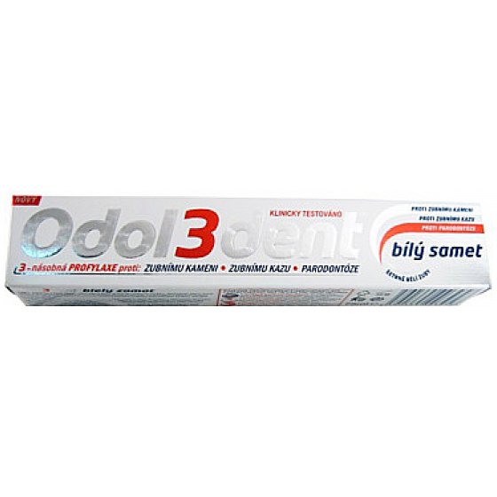 Odol3dent Bílý samet zubní pasta šetrně vybělí vaše zuby 75 ml