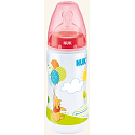 Nuk Disney First Choic láhev plastová kojící 300ml silikonová savička 0-6 měsíců