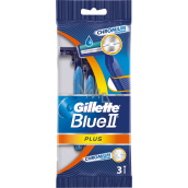 Gillette Blue II Plus jednorázová holítka 5 kusů pro muže