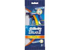 Gillette Blue II Plus jednorázová holítka 5 kusů pro muže