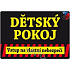 Nekupto Humorná cedulka Dětský pokoj 15 x 10 cm 1 kus