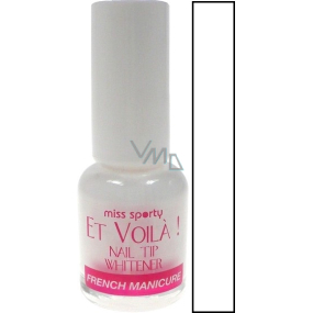 Miss Sporty Et Voilá Nail Tip Whitener lak na nehty 001 White 8 ml