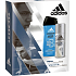 Adidas Adipure antiperspirant deodorant sprej pro muže 150 ml + After Sport 3v1 sprchový gel na tělo, tvář, vlasy 250 ml, kosmetická sada