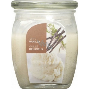 Bolsius Aromatic Tasty Vanilla - Vanilka vonná svíčka ve skle 92 x 120 mm 830 g, doba hoření 100 hodin