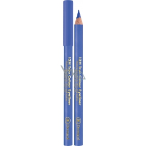 Dermacol 12h True Colour Eyeliner dřevěná tužka na oči 02 Electric blue 2 g