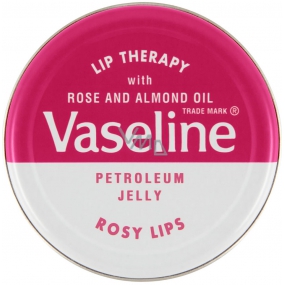 Vaseline Lip Therapy Růže petrolejová mast na rty 20 g