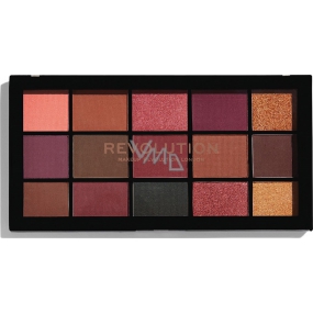 Makeup Revolution Re-Loaded paletka očních stínů Newtrals 3 15 x 1,1 g