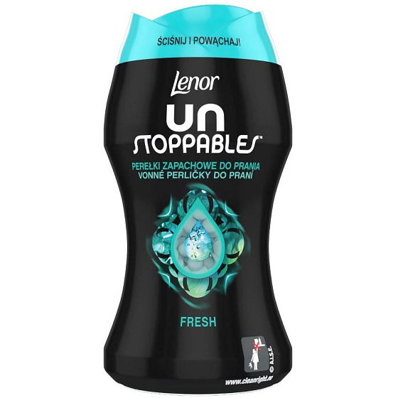 Lenor Unstoppables Fresh - Svěží vonné perličky do pračky dodávají prádlu intenzivní svěží vůni až do dalšího praní 140 g
