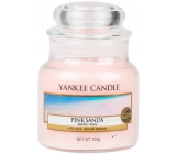 Yankee Candle Pink Sands - Růžové písky vonná svíčka Classic malá sklo 104 g